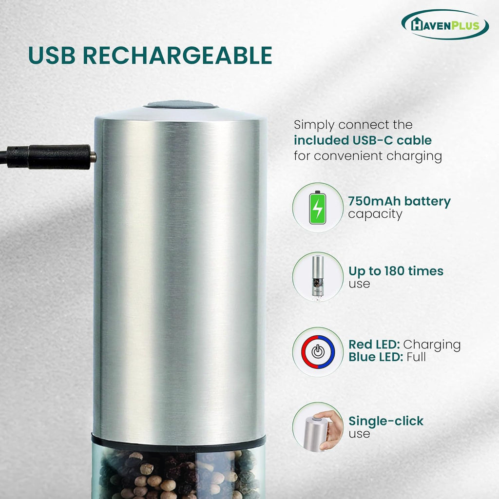 Electric Cordless Pepper Mill