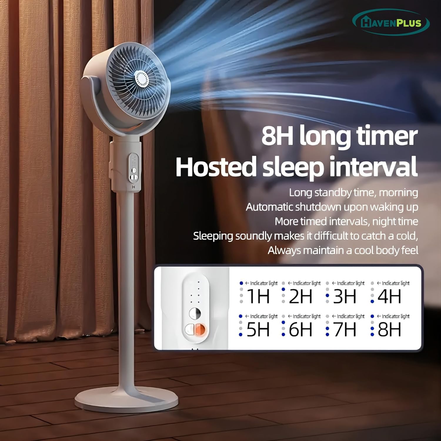 Air Circulation Rechargeable Fan