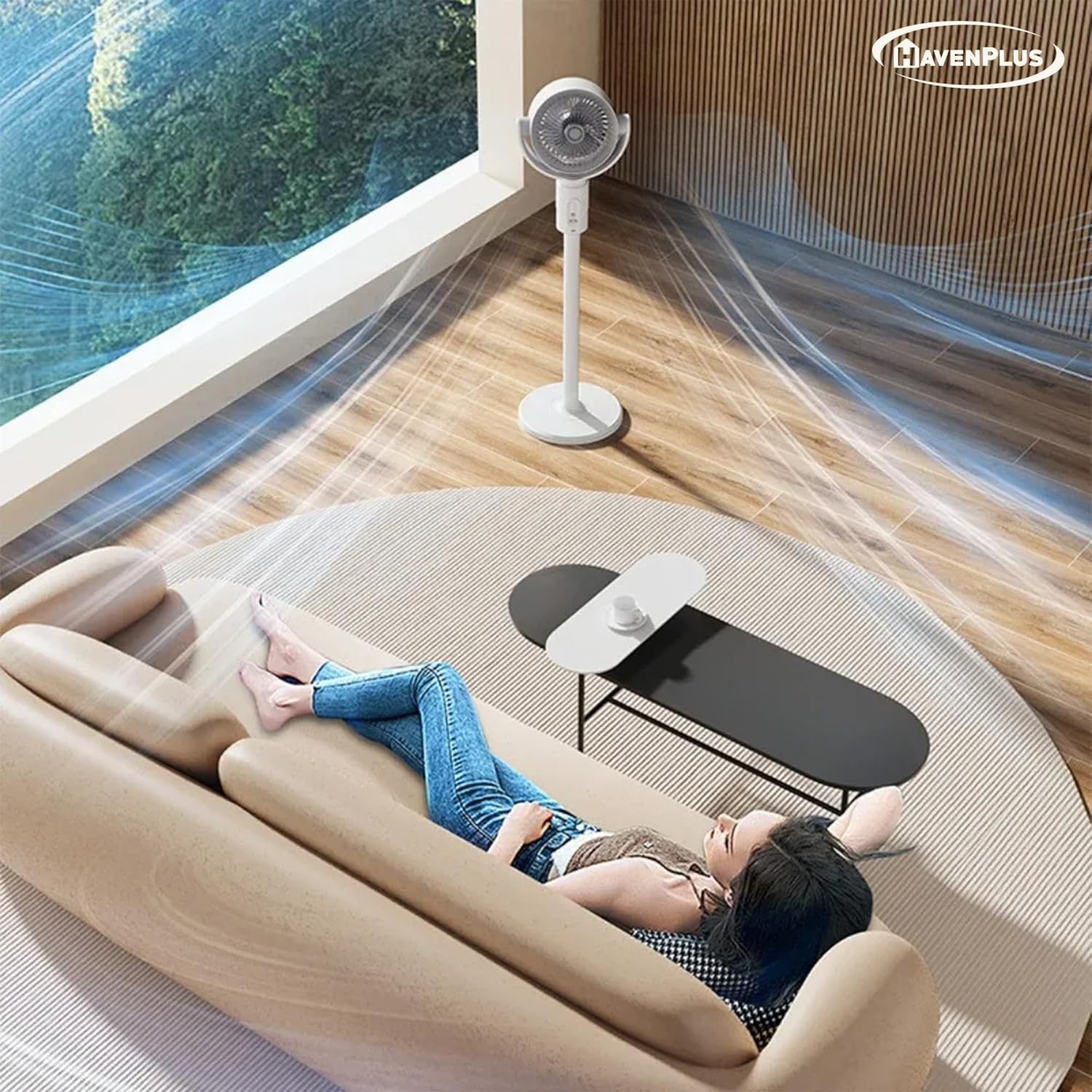 Air Circulation Rechargeable Fan