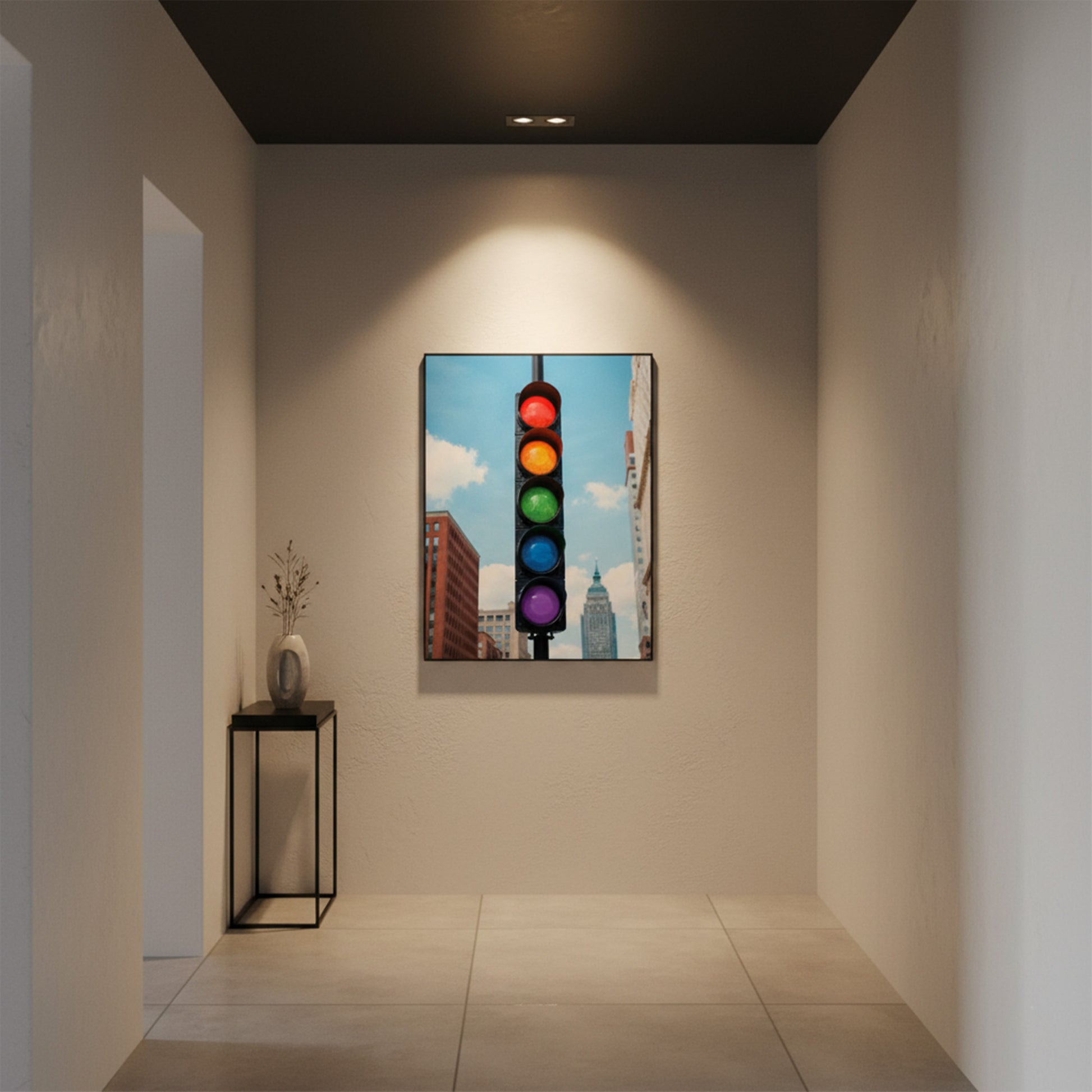 Traffic Light Wall Art Poster