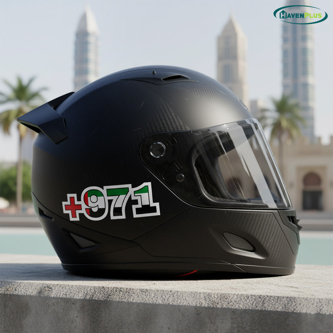 Premium +971 UAE Vinyl Sticker – Waterproof, Durable & Stylish