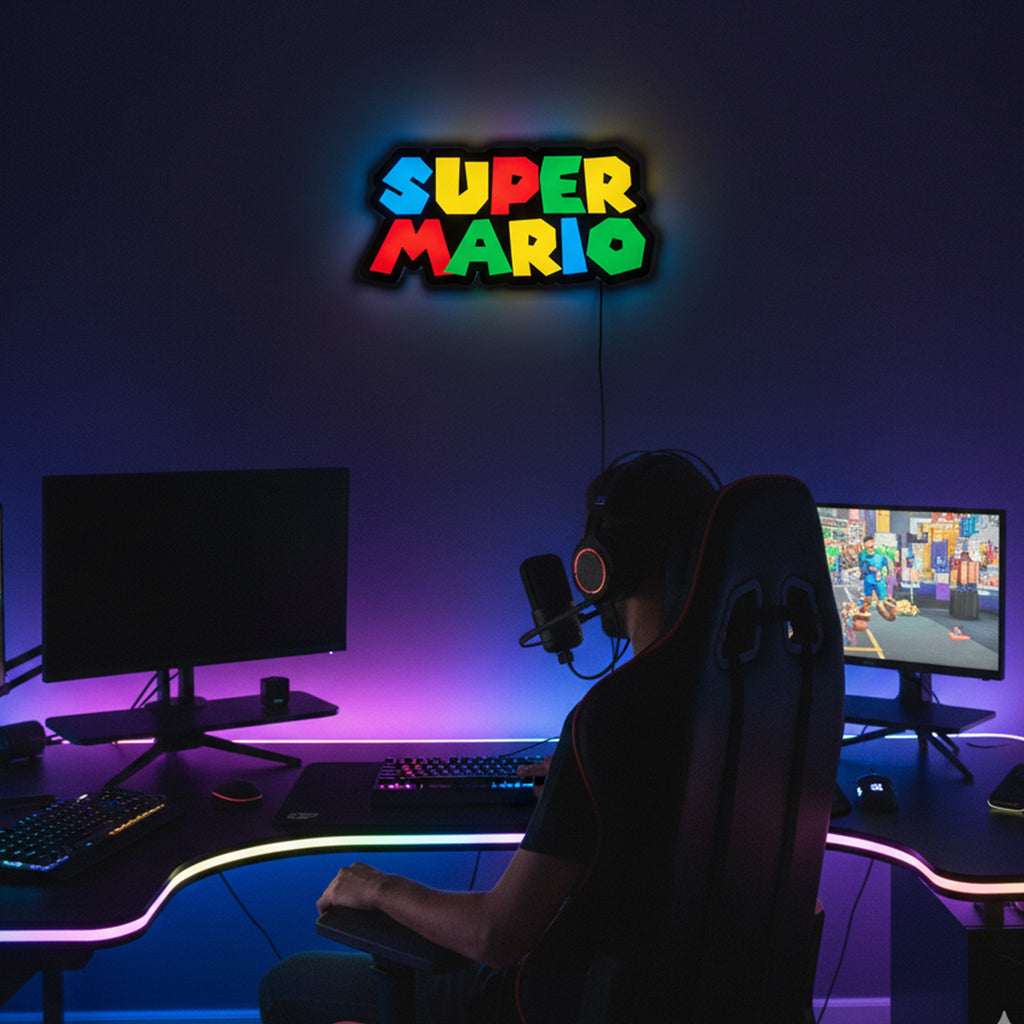 Super Mario LED Wall Decor