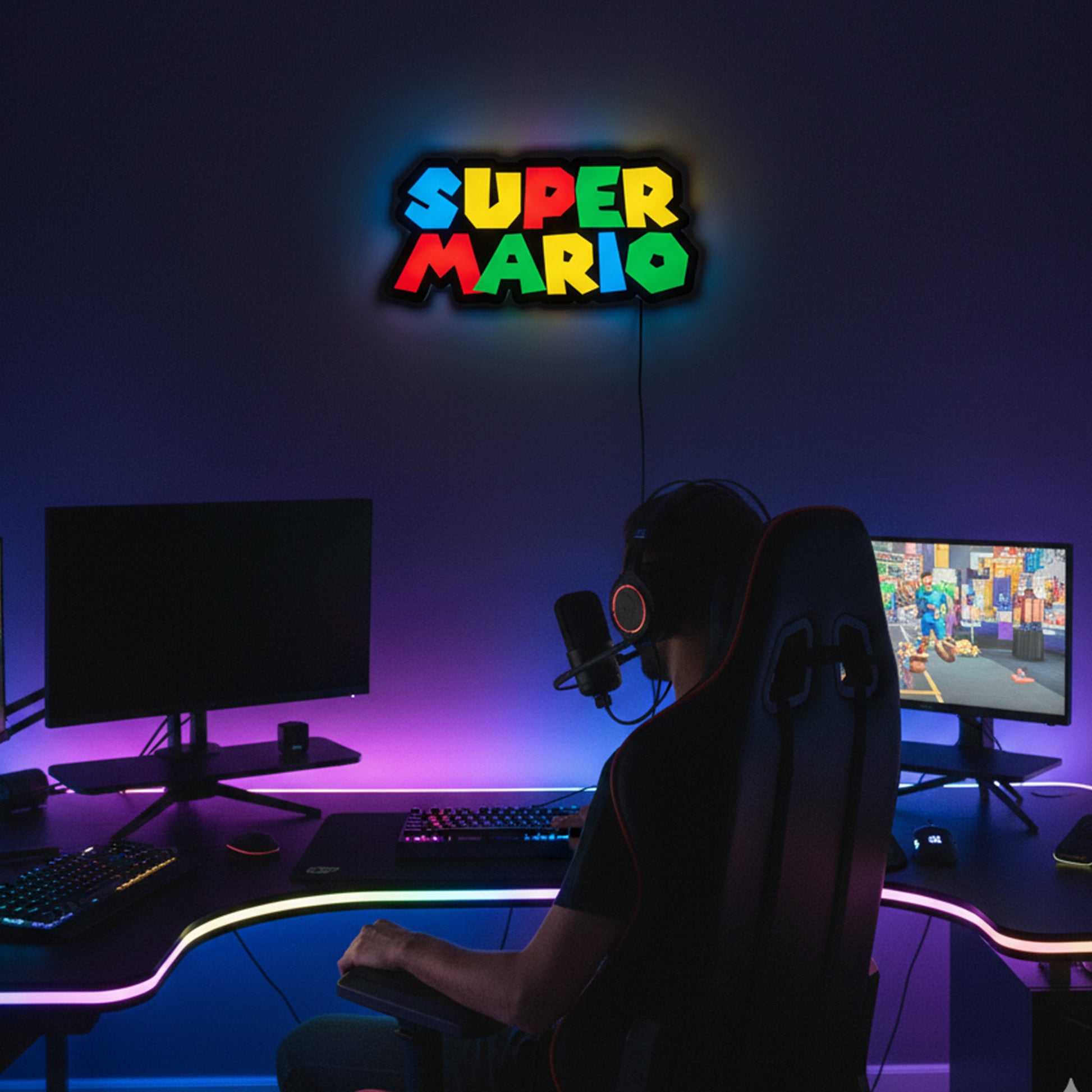 Super Mario LED Wall Decor