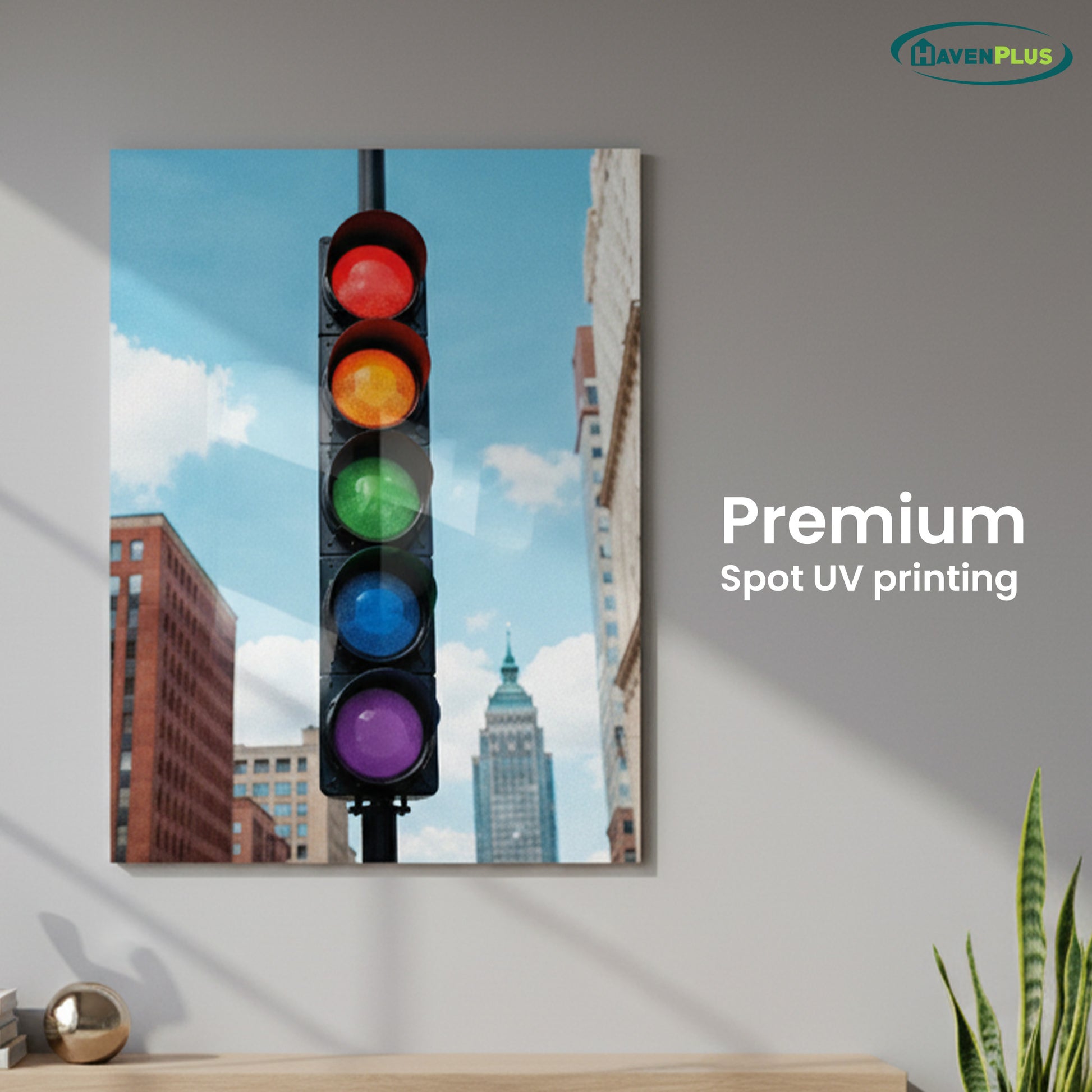 Traffic Light Wall Art Poster