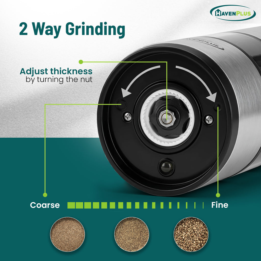 Electric Cordless Salt & Pepper Mill