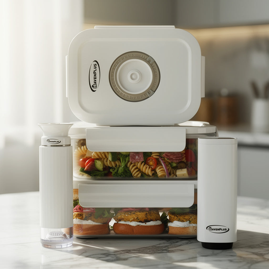 Food Vacuum Glass Storage Container