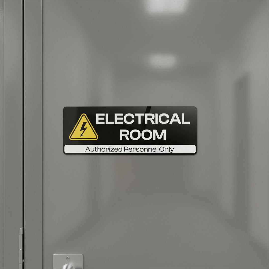 Door Safety & Warning Sign