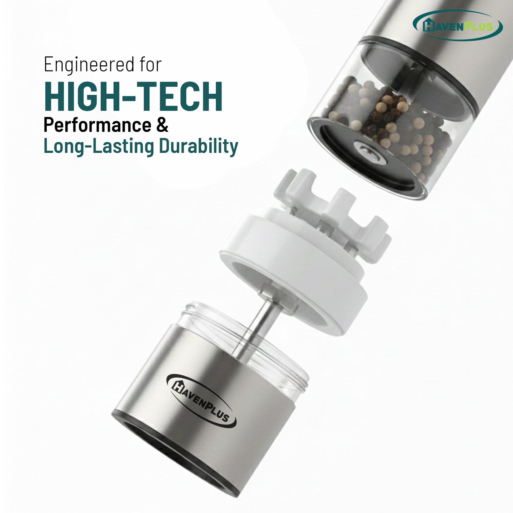 Electric Cordless Salt & Pepper Mill