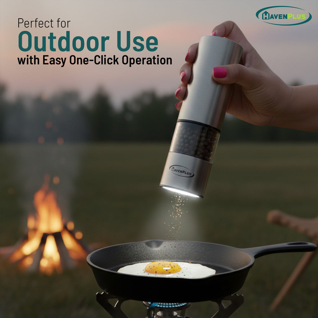 Electric Cordless Salt & Pepper Mill