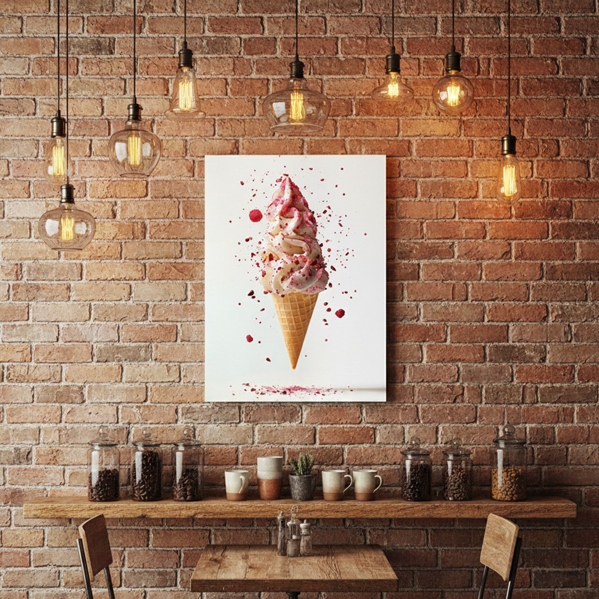 Ice Cream Dessert Wall Art